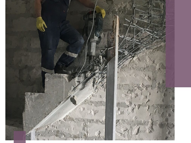 Демонтаж металлических и бетонных лестниц в Энгельсе
