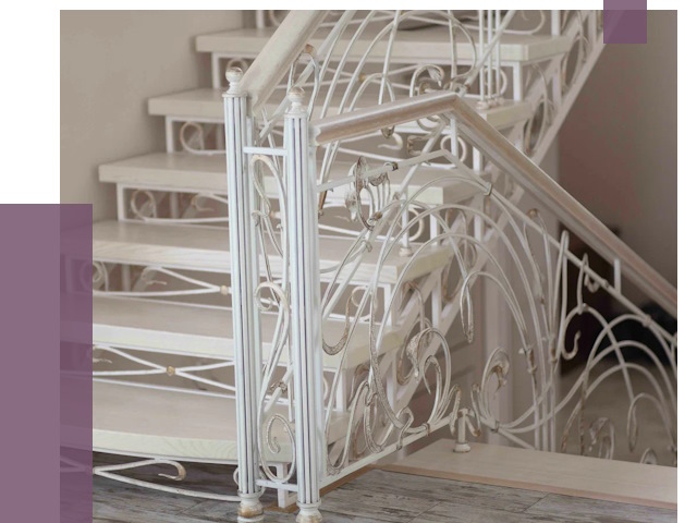 Изготовление кованых лестниц на заказ в Энгельсе от 90602 руб. | ПРОЛЁТ-Энг