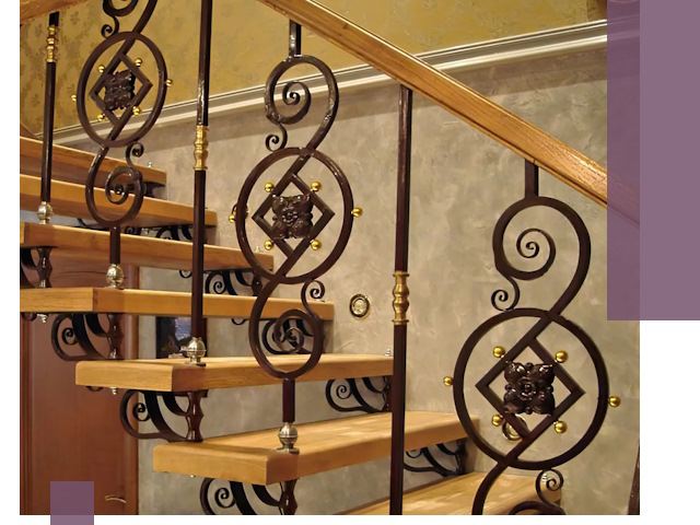 Изготовление кованых лестниц под ключ в Энгельсе