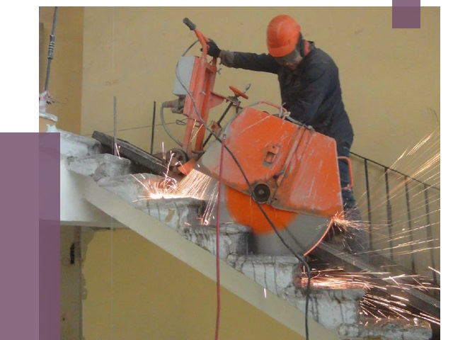 Демонтаж бетонных лестниц в Энгельсе от 4797 руб. за м2 | ПРОЛЁТ-Энг