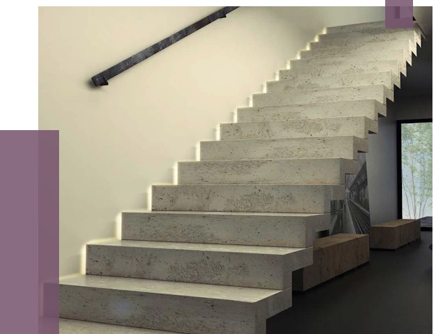 Облицовка бетонных лестниц в Энгельсе от 4797 руб/м2