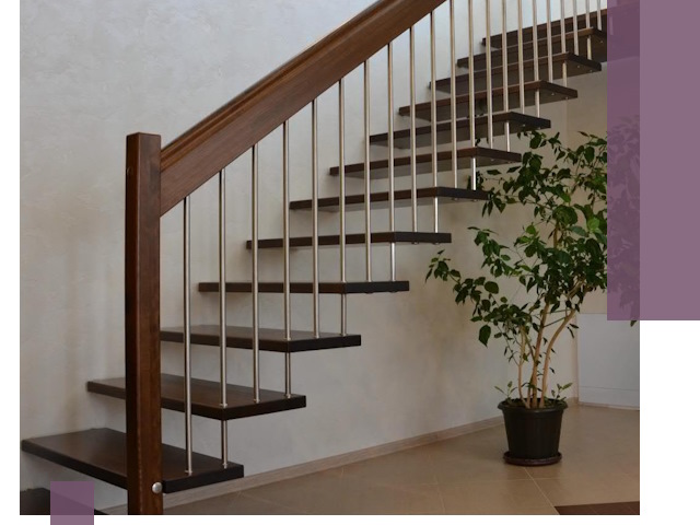 Лестницы на больцах под ключ в Энгельсе – изготовление и монтаж