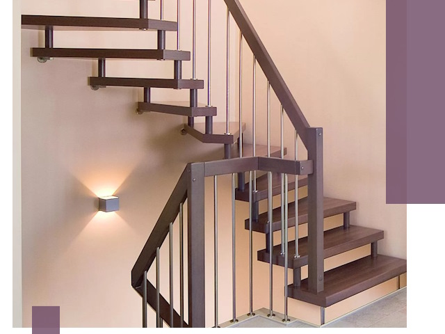 Изготовление лестниц на больцах в Энгельсе под ключ