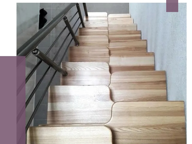 Лестницы гусиный шаг в Энгельсе от 13590 руб. под ключ | ПРОЛЁТ-Энг