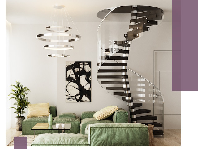 Лестницы для двухуровневой квартиры в Энгельсе — изготовление и монтаж