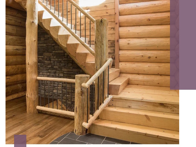 Лестницы в баню под заказ и профессиональный монтаж в Энгельсе