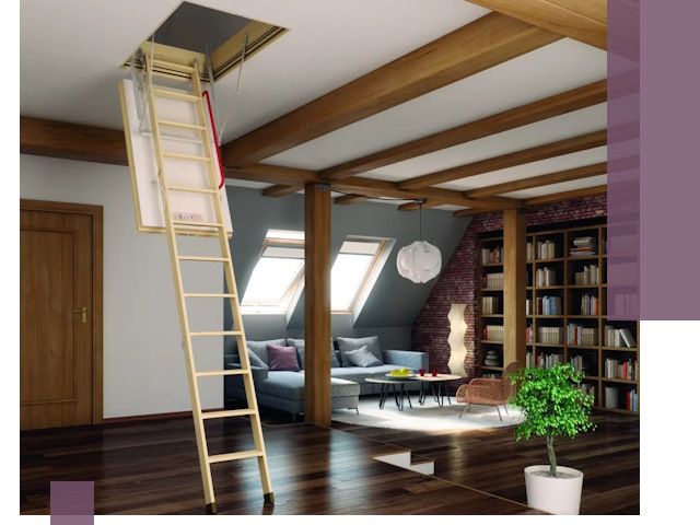 Чердачные лестницы под ключ в Энгельсе: изготовление и монтаж