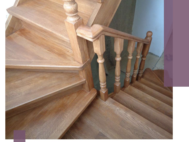 Дубовые лестницы под ключ в Энгельсе: изготовление и монтаж