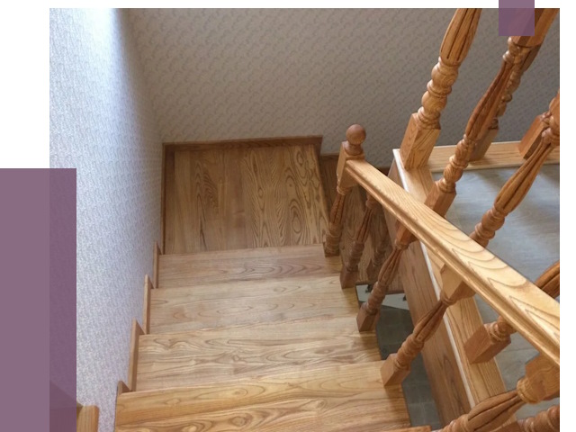 Сосновые лестницы в Энгельсе под ключ от 8421 руб.  | ПРОЛЁТ-Энг