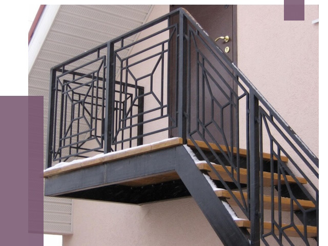 Металлические перила в Энгельсе от 4477 руб.  | ПРОЛЁТ-Энг
