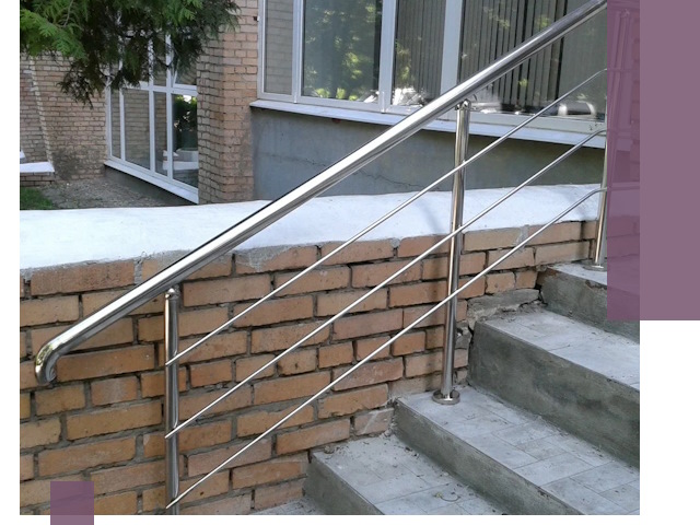 Перила из нержавеющей стали высокого качества в Энгельсе