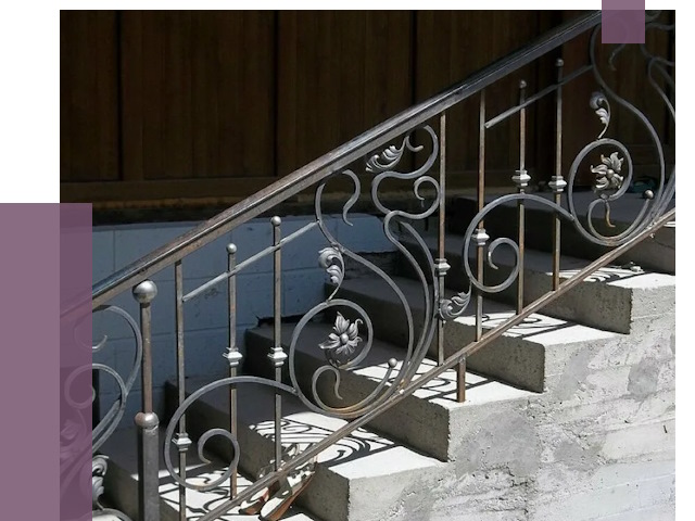 Кованые перила в Энгельсе от 9060 руб. под ключ — качество от ПРОЛЁТ-Энг