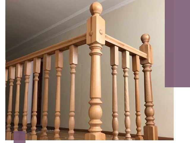 Деревянные перила на заказ в Энгельсе: монтаж и изготовление