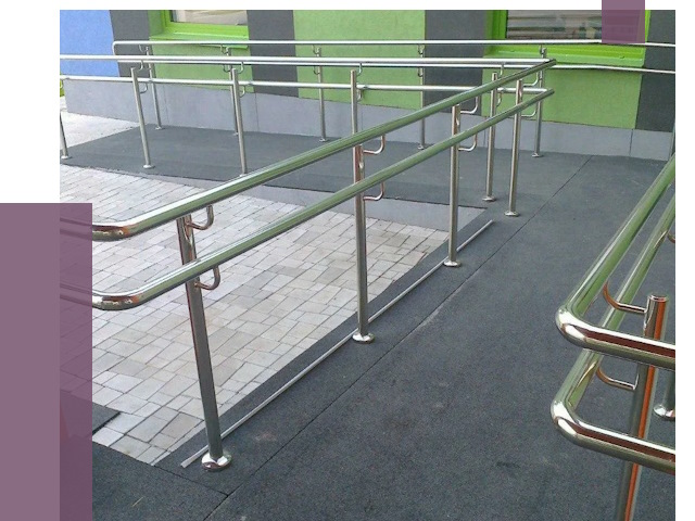 Ограждения пандусов в Энгельсе от 4530 руб. монтаж | ПРОЛЁТ-Энг