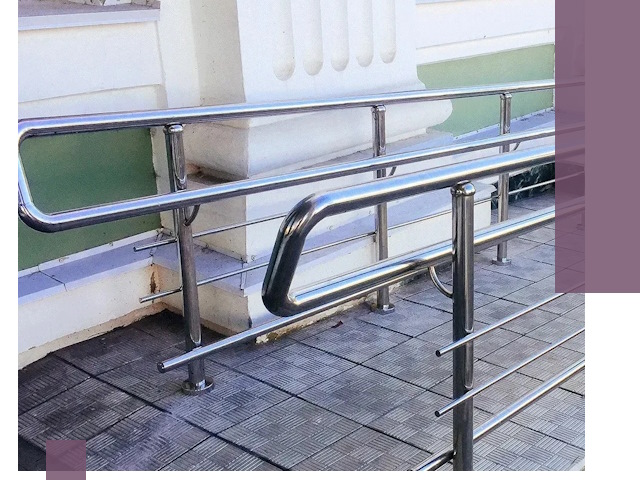 Ограждения пандусов из металла и нержавейки в Энгельсе