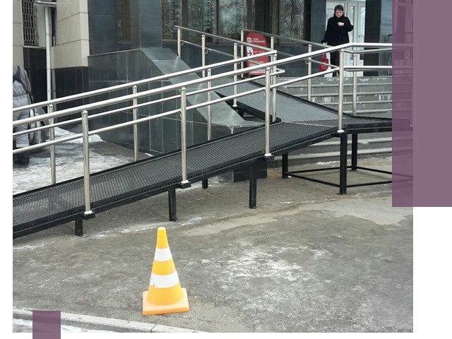 Стационарные пандусы под ключ в Энгельсе — изготовление и монтаж