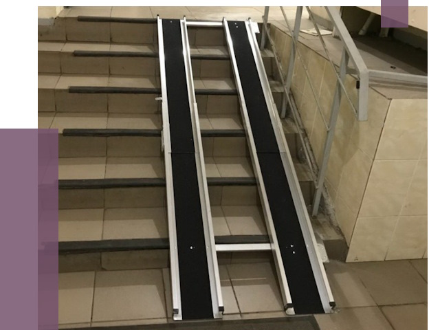 Установка пандуса в подъезд в Энгельсе от 8314 руб. под ключ | ПРОЛЁТ-Энг