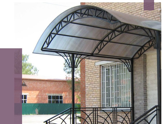 Металлические навесы и козырьки в Энгельсе от 13324 руб.