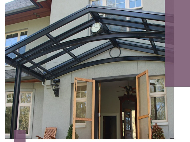 Изготовление и монтаж навесов и козырьков в Энгельсе