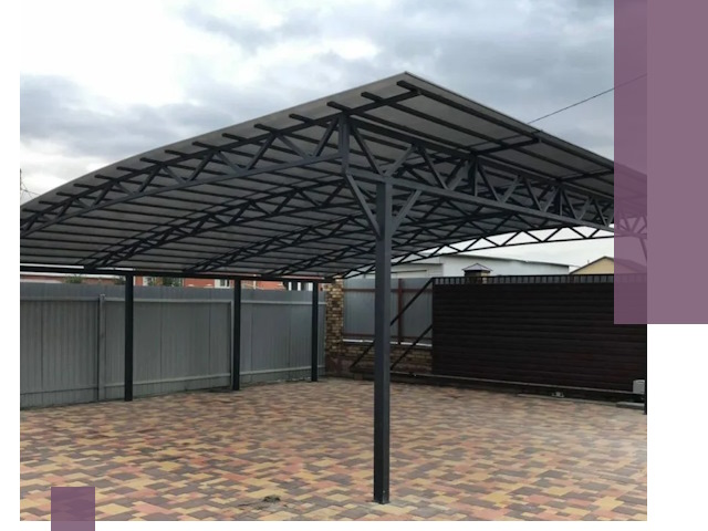 Недорогие навесы под ключ в Энгельсе — изготовление и монтаж