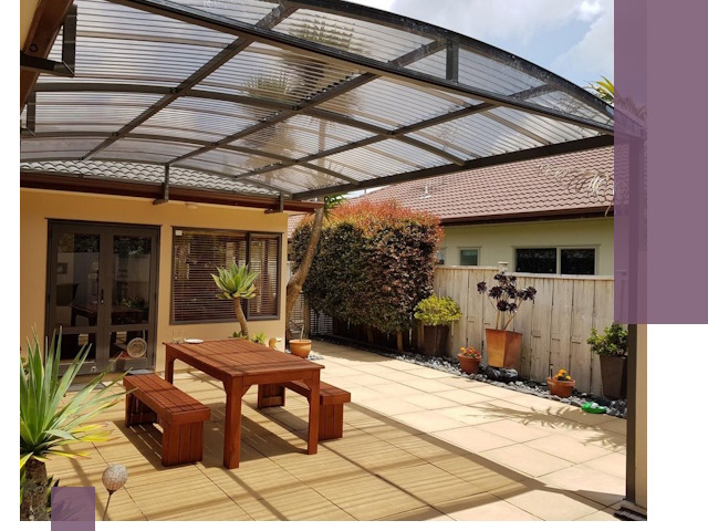 Навесы во двор под ключ в Энгельсе — изготовление и монтаж