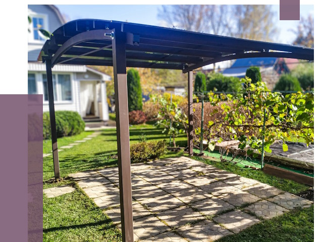 Навесы для дачи в Энгельсе от 13270 руб. под ключ — ПРОЛЁТ-Энг