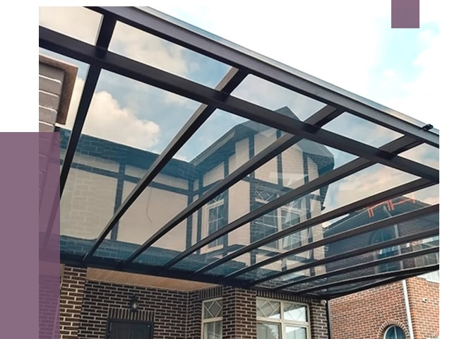 Навесы из поликарбоната в Энгельсе от 8975 руб. под ключ — ПРОЛЁТ-Энг