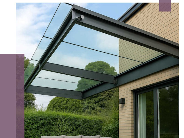 Стеклянные навесы и козырьки в Энгельсе от 12791 руб.