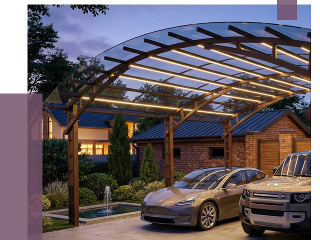 Металлические навесы в Энгельсе от 13217 руб. под ключ — ПРОЛЁТ-Энг