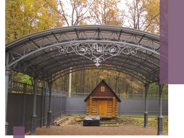 Кованые навесы премиум-класса под заказ в Энгельсе