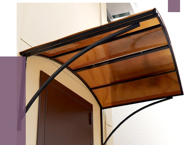 Недорогие козырьки в Энгельсе от 7909 руб.  | ПРОЛЁТ-Энг