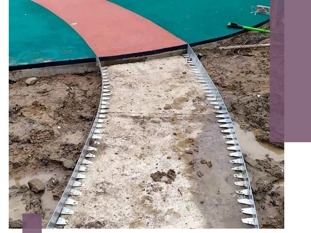 Металлические бордюры для дорожек в Энгельсе — монтаж и изготовление