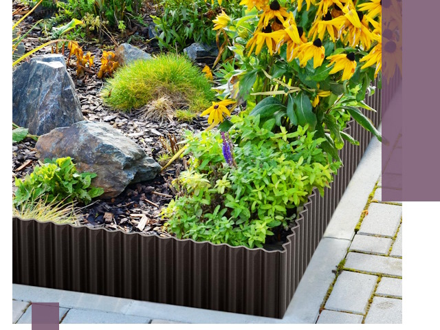 Металлические бордюры для клумб в Энгельсе — производство и монтаж