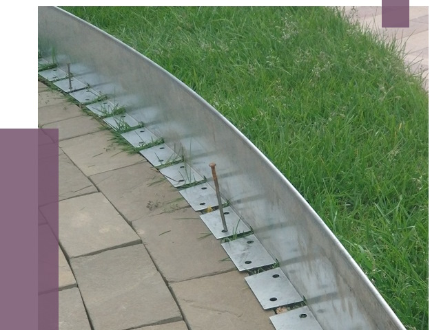 Металлические бордюры для тротуаров в Энгельсе от 9060 руб.