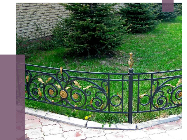 Кованые газонные ограждения в Энгельсе от 7941 руб. — ПРОЛЁТ-Энг